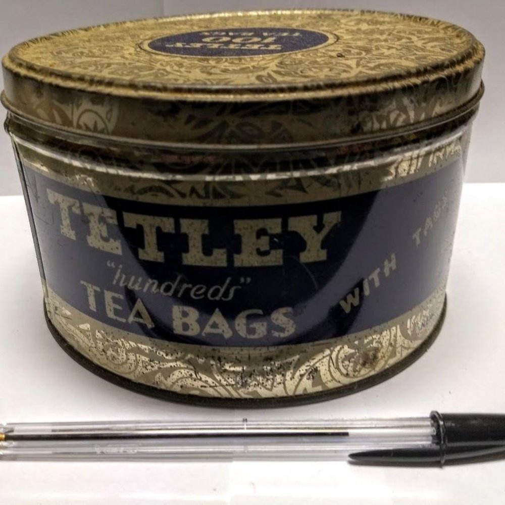 Tetley T-Bag Tea 100 Bag Not Included Mid Century